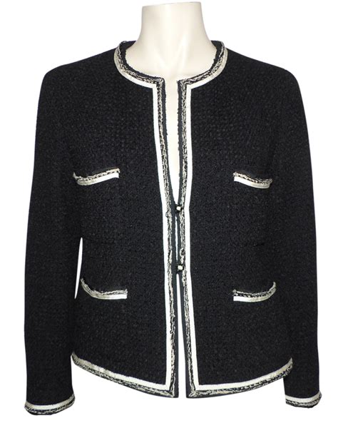 veste chanel noire occasion